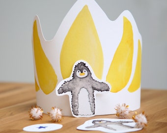 Paper Craft Christmas Craft Kit - Make Your Own Crown - DIY Kids - Children Christmas Stocking Filler Gift Set - RESERVED
