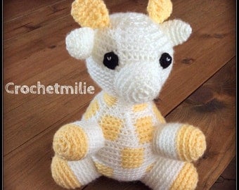 Crochet Giraffe softie / Girafe en peluche au crochet