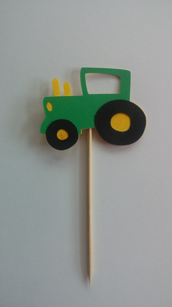John Deere Cupcake Toppers