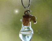 Water from the Holy Wells of Ireland with Connemara Marble bead, Holy Communion Gift, Creative Irish gift, protective amulet, Water Jewelry Water from the Holy Wells of Ireland with Connemara Marble bead, Holy Communion Gift, Creative Irish gift, protective amulet, Water Jewelry