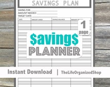 diy for savings planner