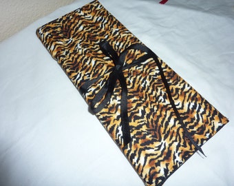 Tiger Fabric Circular Knitting Needle Case