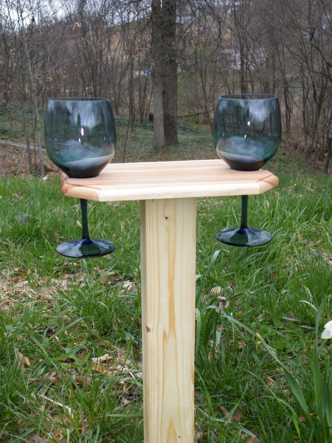 Outdoor Wine Glass Holder