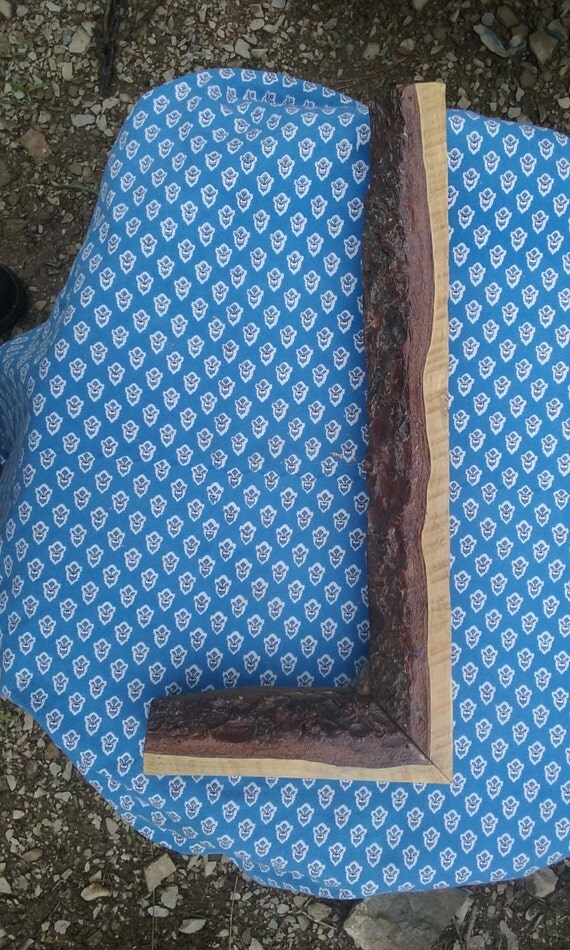 Rustic live edge driftwood inside corner by RusticRootCreations