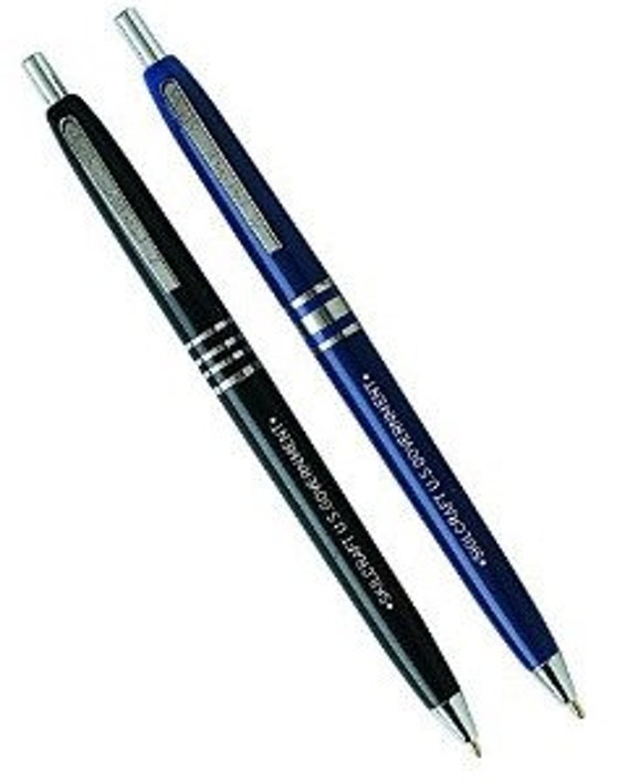 Skilcraft U.S. Government Retractable Ballpoint Pen by BlindMade