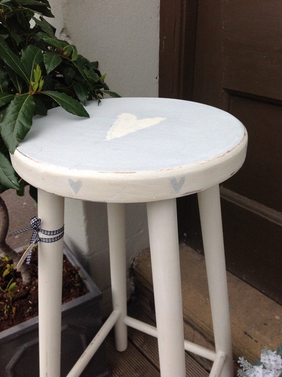 shabby chic kitchen stool by marmaladeno1 on etsy shabby chic kitchen stool by marmaladeno1 on etsy