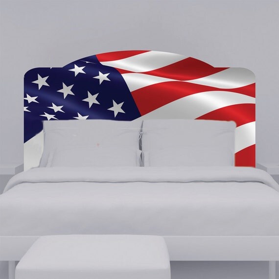 American Flag Headboard Wall Decal Cool Headboard Decal