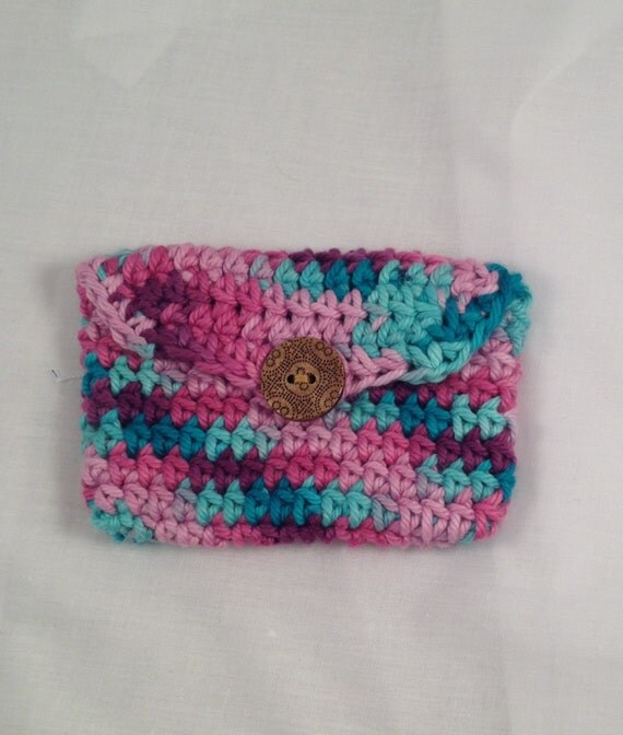 Crochet gift card holder Crochet Credit card by AlwaysStitches