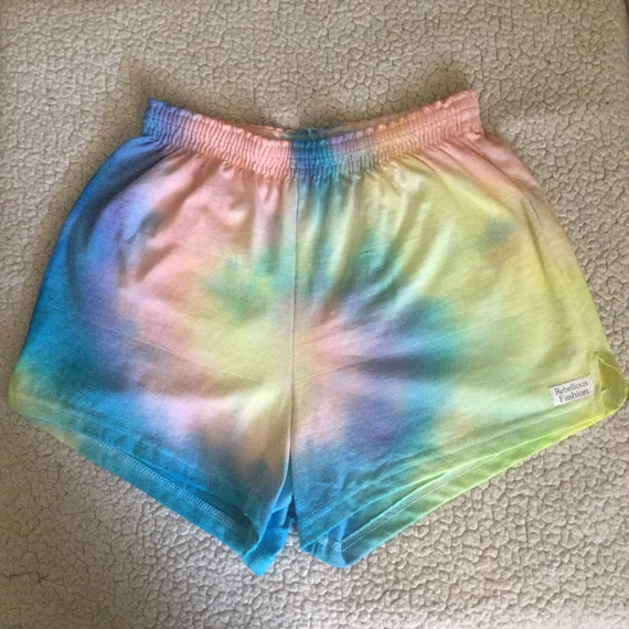 Tye Dye High Waisted Shorts By Rebellioussouls On Etsy