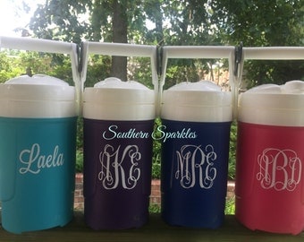 personalized igloo water jugs