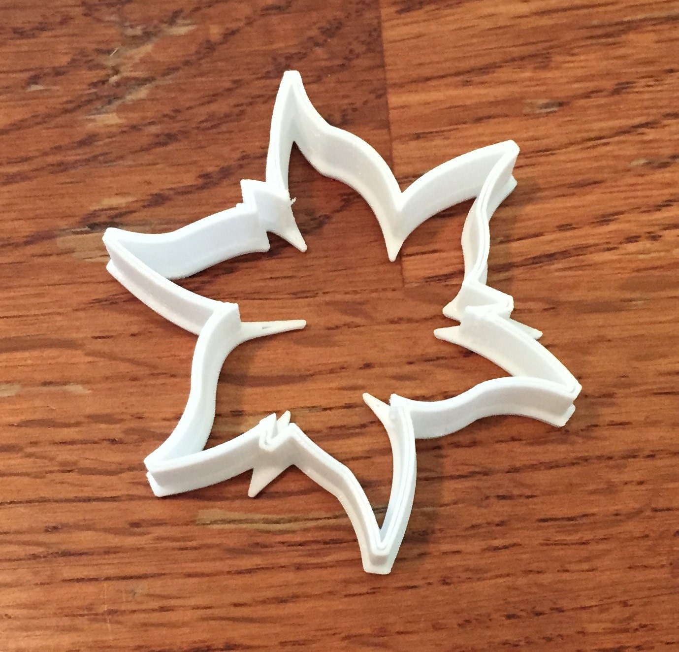 Poinsettia Flower cookie and fondant cutter