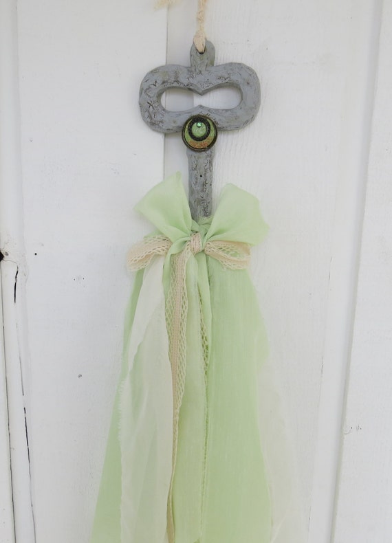 Rustic key wall decor wood key wall decor painted by ChippedPaints