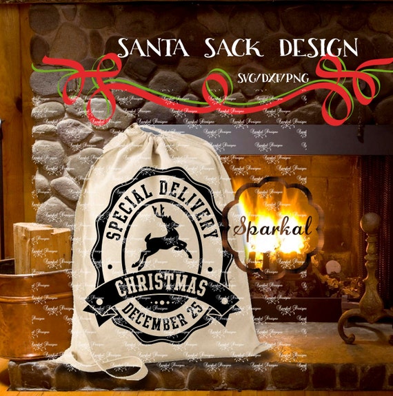 Download Christmas svg Files SANTA SACK SVG Cutting Files diy Santa