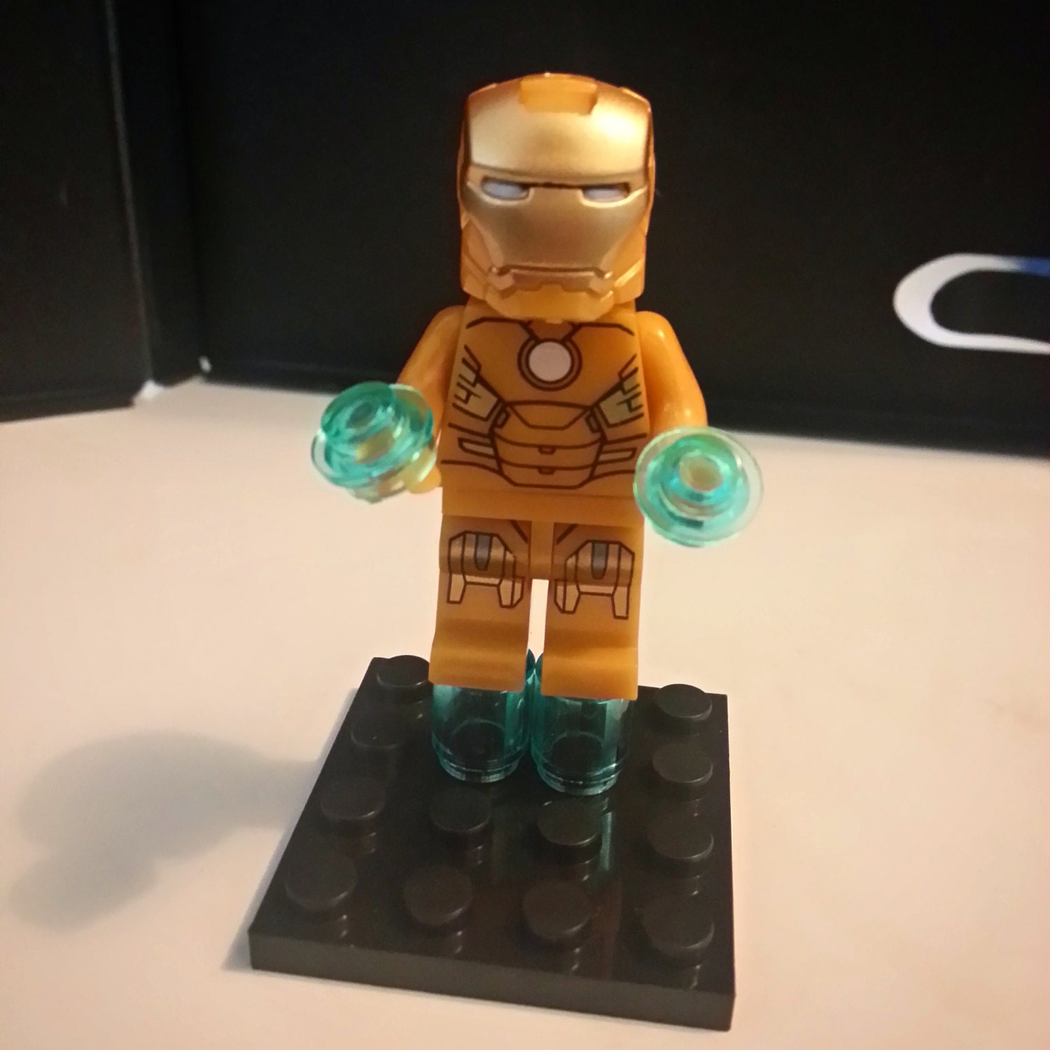 Custom Iron Man Mark 21 Midas Minifigure Lego by CustomMiniFigz