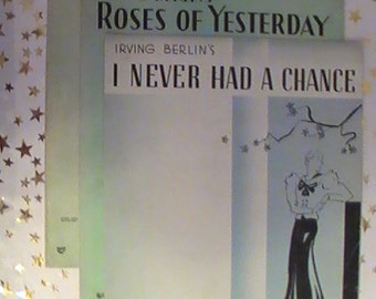 Original Irving Berlin Sheet Music From The 1920's