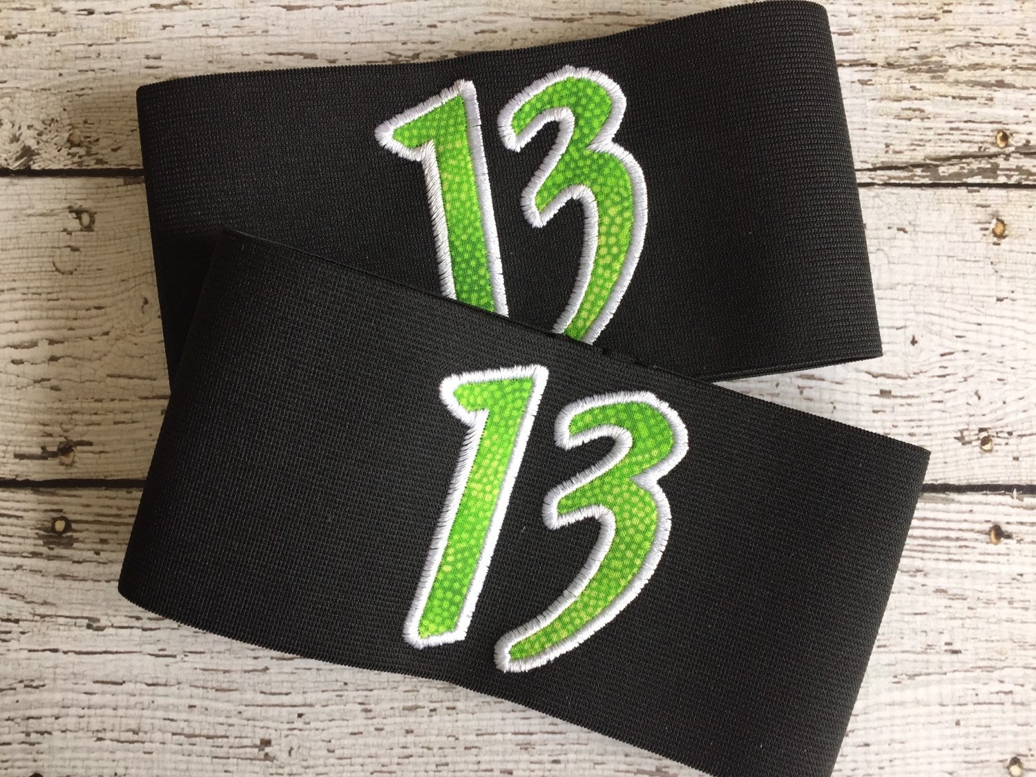 Custom Roller Derby Armbands 2 numbers