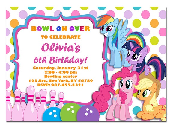 My Little Pony Printable Party Invitations 5