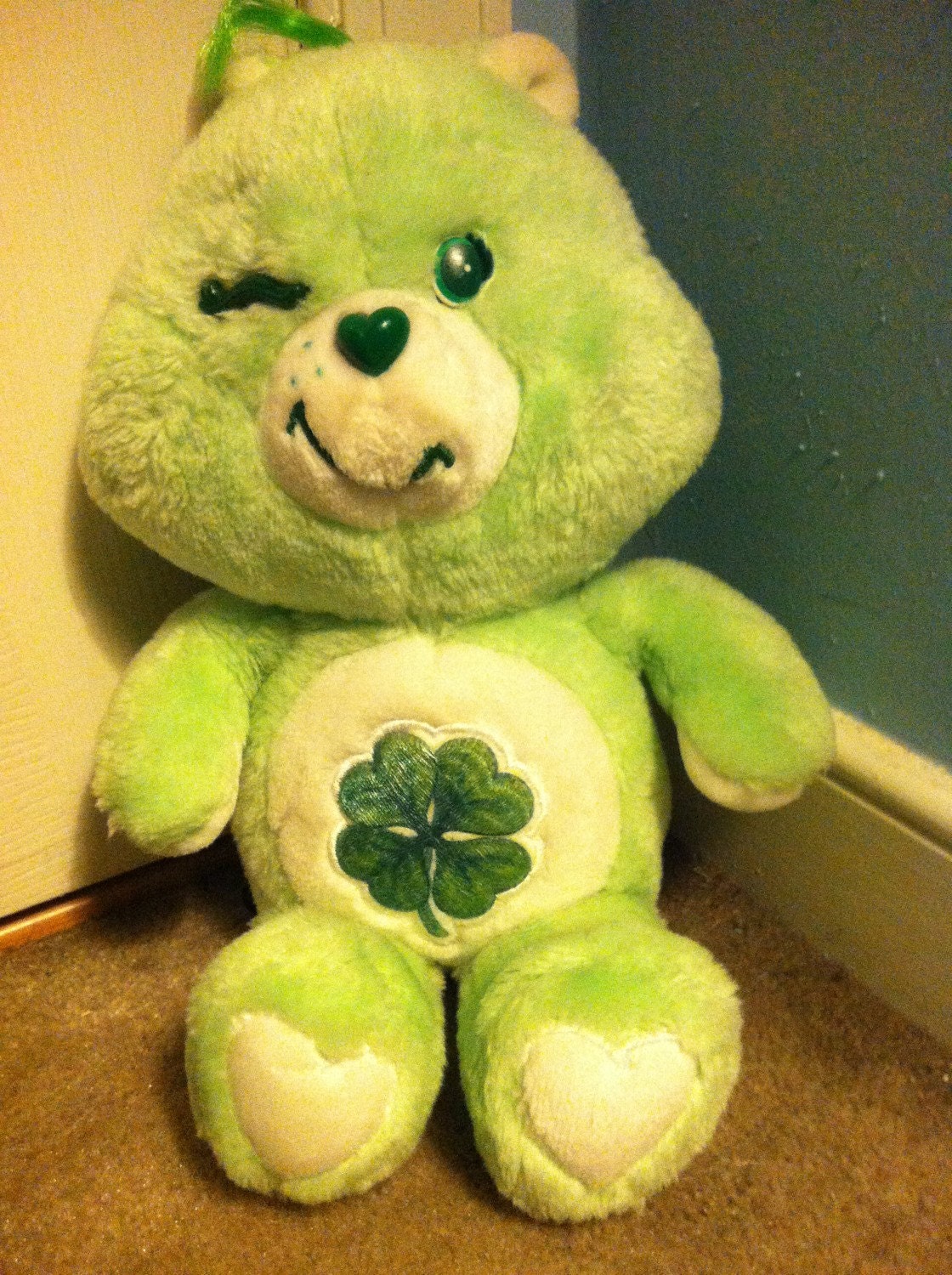 vintage good luck care bear