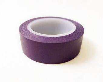 Japanese Washi Tape Rice Paper Tape Masking Tape - Violet (10m)