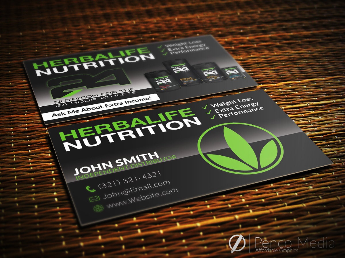 HerbaLife Business Card Design HerbaLife Nutrition by ...