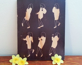 The Elaine Dance/Seinfeld - Handmade Wooden Sign
