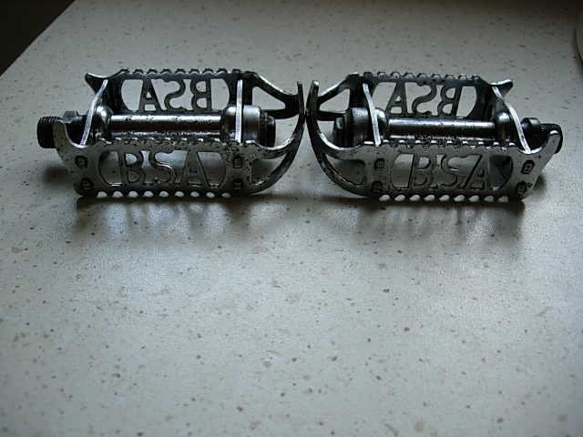 vintage bsa bicycle pedals