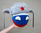 Russiaball, Glorious Motherball, Hand Made, Countryball, Polandball, Meme Ball, Plush Ball