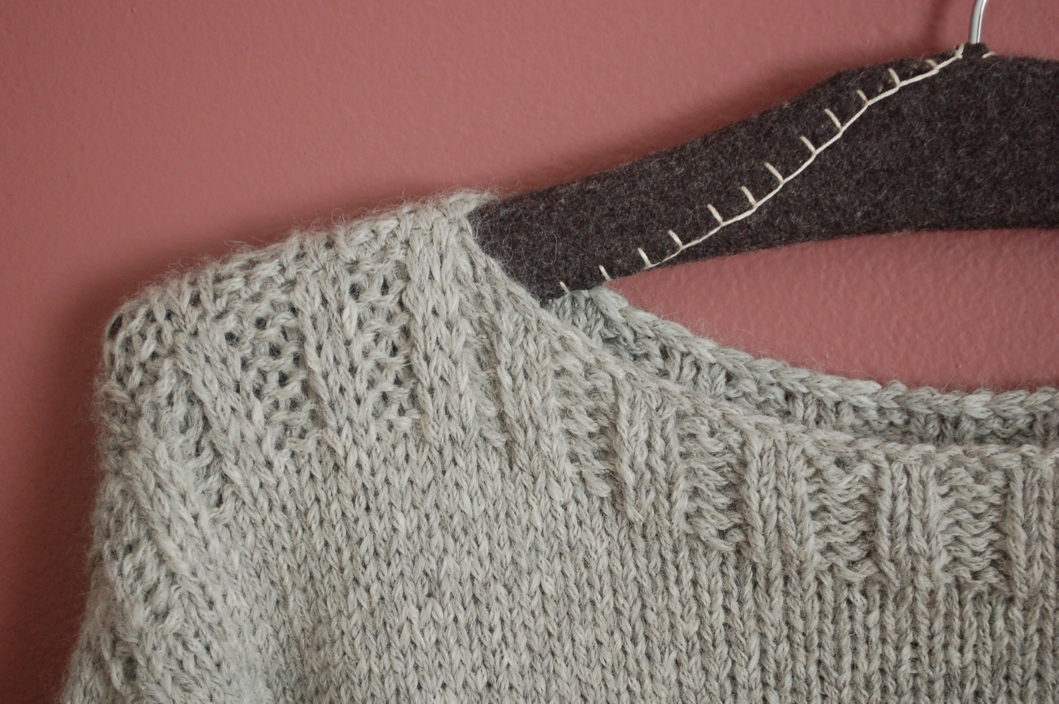 Easy to knit sweater pattern simple to knit sweater by OlioKnits