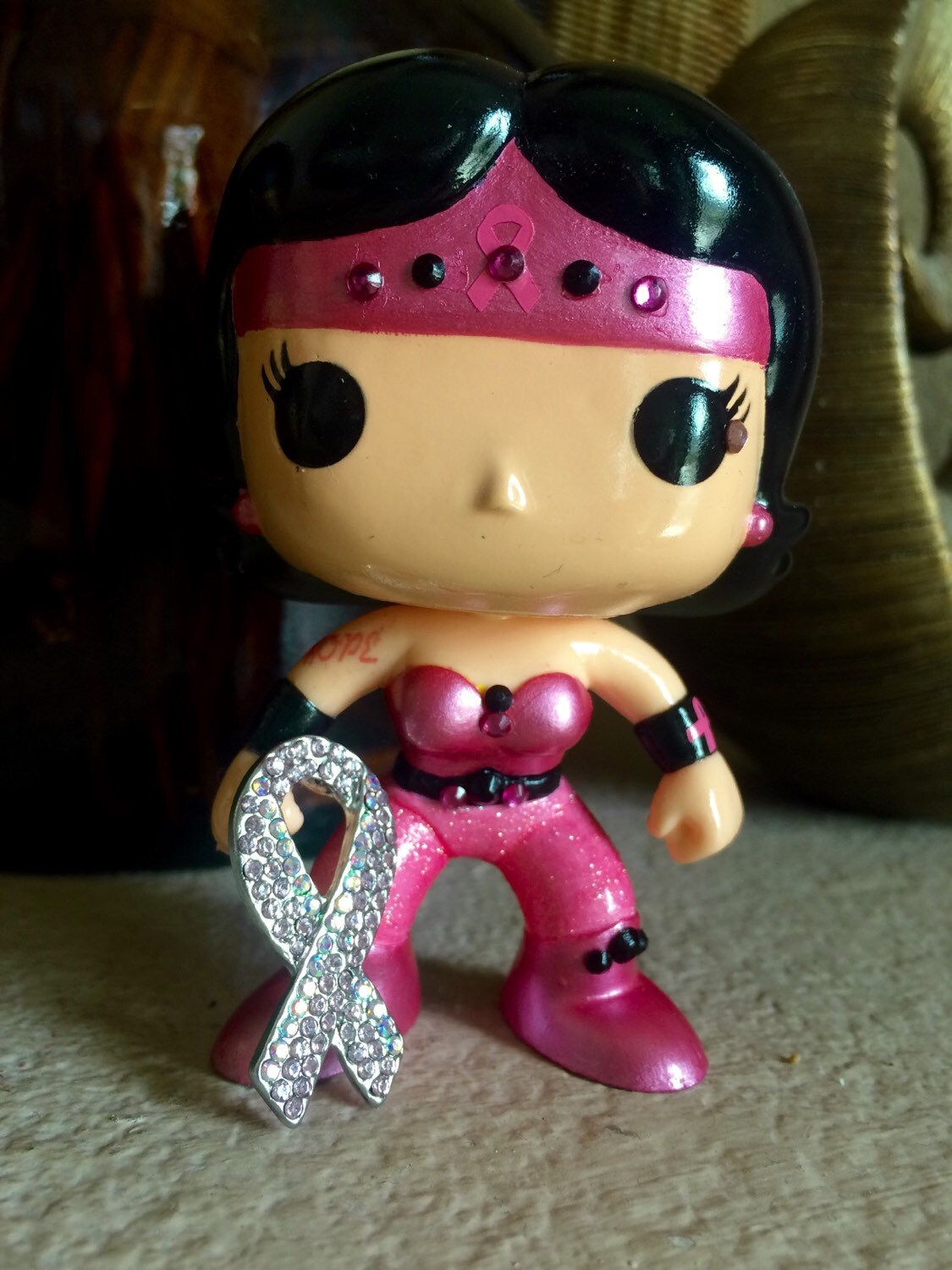 wonder woman breast cancer funko pop