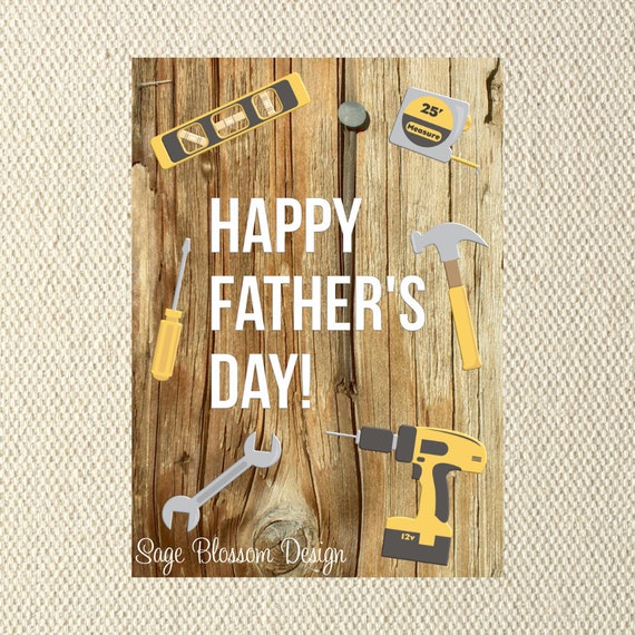 Printable Fathers Day Card Happy Father's