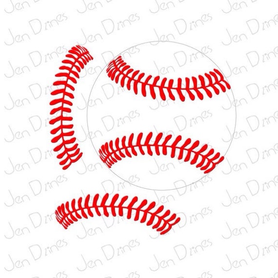 Download Baseball stitches SVG Softball stitches svg SVG by JenDzines