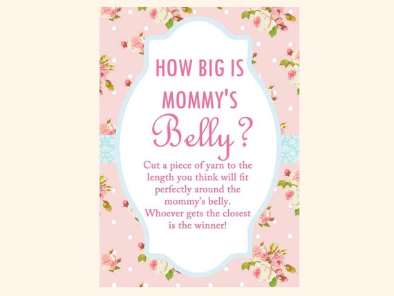 how big is mommy's belly measure mom's belly by MagicalPrintable