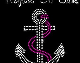 Rhinestone Anchor Sayings