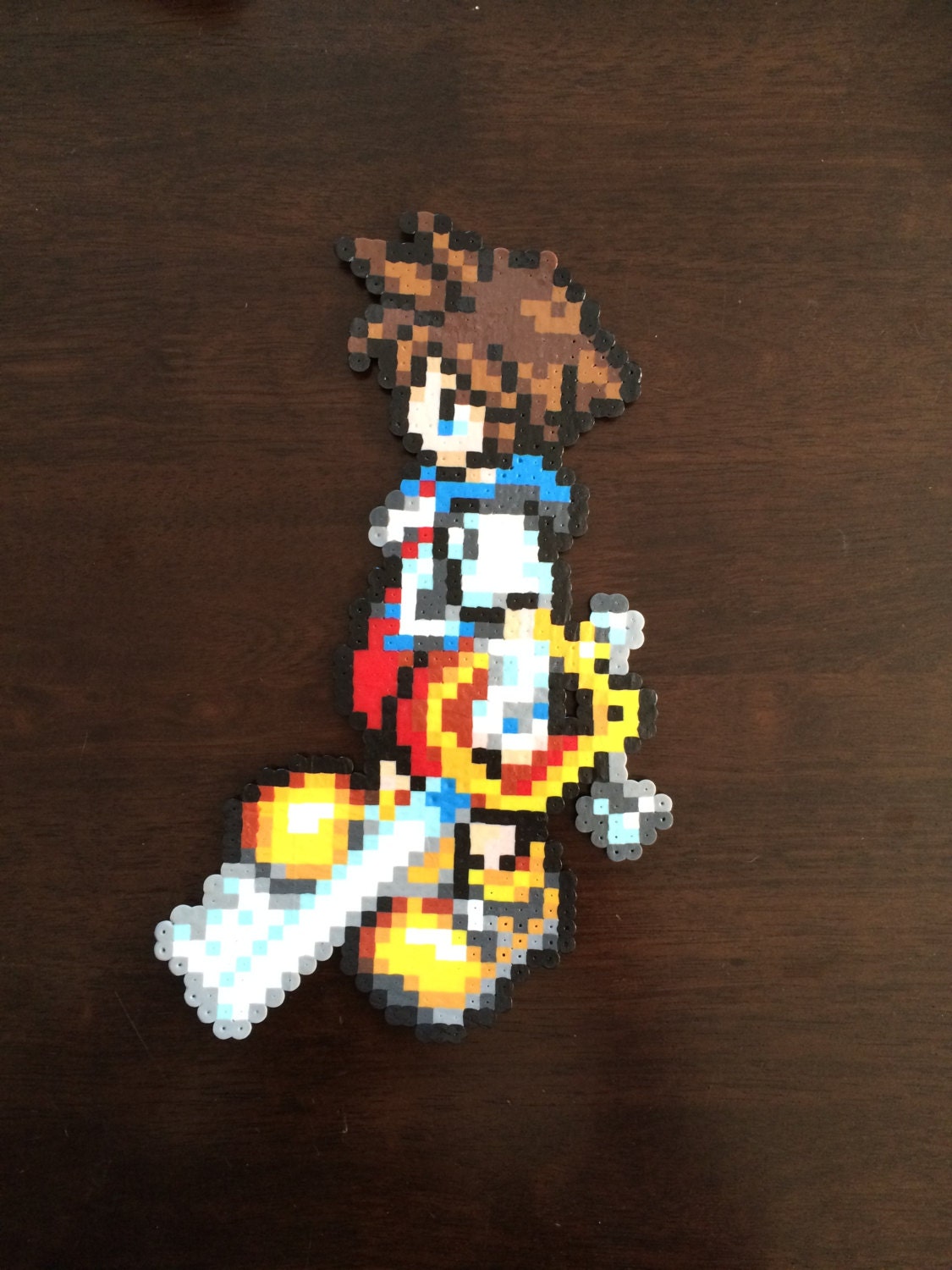 Sora From Kingdom Hearts Pixel Art By Imhavinganartattack On Etsy