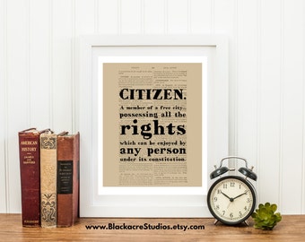 BESTSELLER - Citizenship - Immigration - New Citizen Gifts - Black's Law - Law School Graduation Gift - Lawyer Gifts