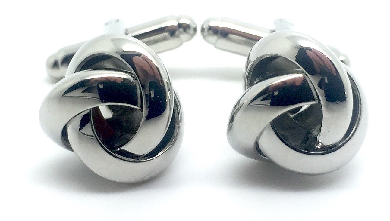 Knot cufflinks by HenrySalisbury on Etsy