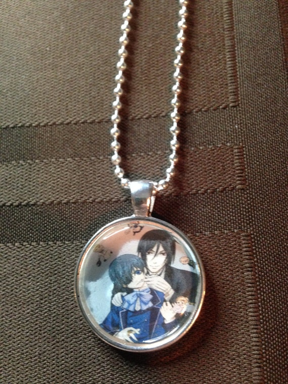 Black Butler Kuroshitsuji Necklace by PlumSoda on Etsy