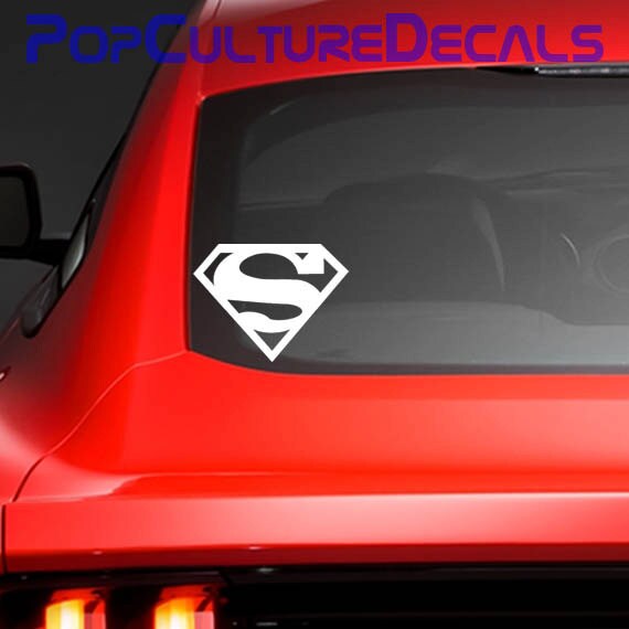 Superman Vinyl Decal 310 inches Car Graphics by PopCultureDecals