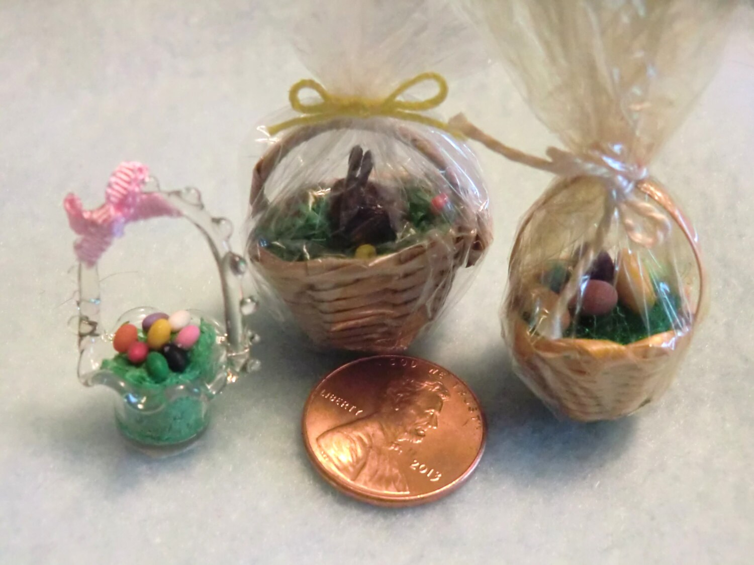 Miniature Dollhouse Easter Items 3pcs Haute Juice