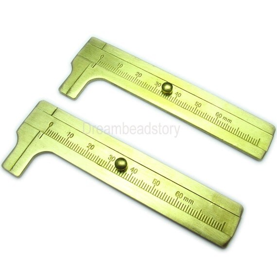 Copper Caliper / Roller Pocket Caliper Tool Bead Gauge
