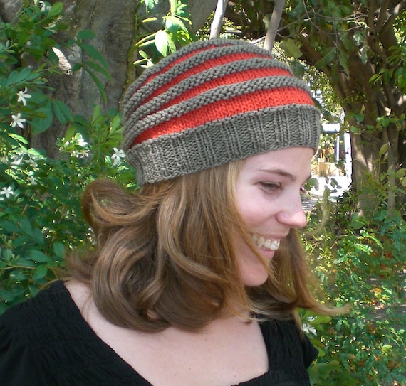 Slouchy knit beanie pattern for men and women - easy ...