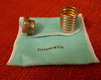 Tiffany & Co nut and bolt screw pill container