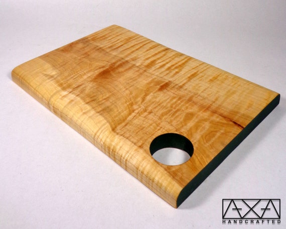 Curly Maple Cutting Board Curly Maple Serving By Axahandcrafted