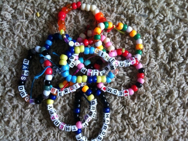 10 EDM PLUR Kandi Bracelets