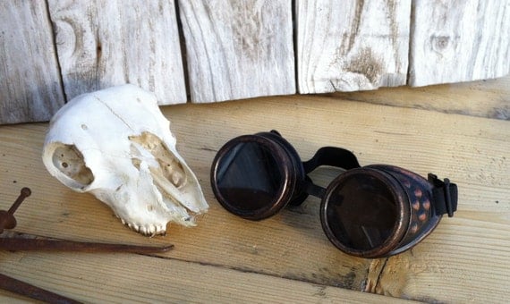 Wasteland Goggles by WasteTrailWares steampunk buy now online