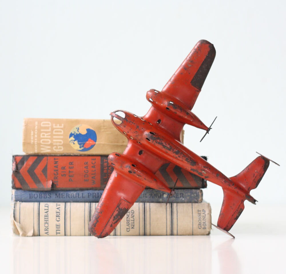 old metal toy planes