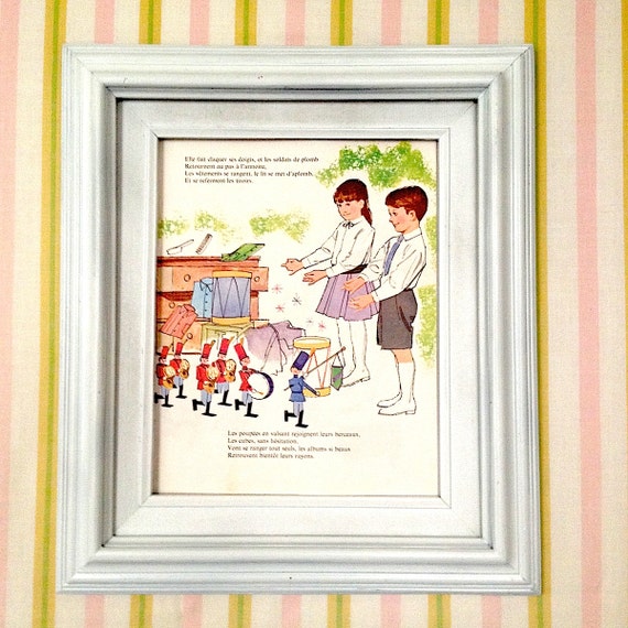 card print 7x10 Vintage Poppins 7x10 the Mary Makes French by