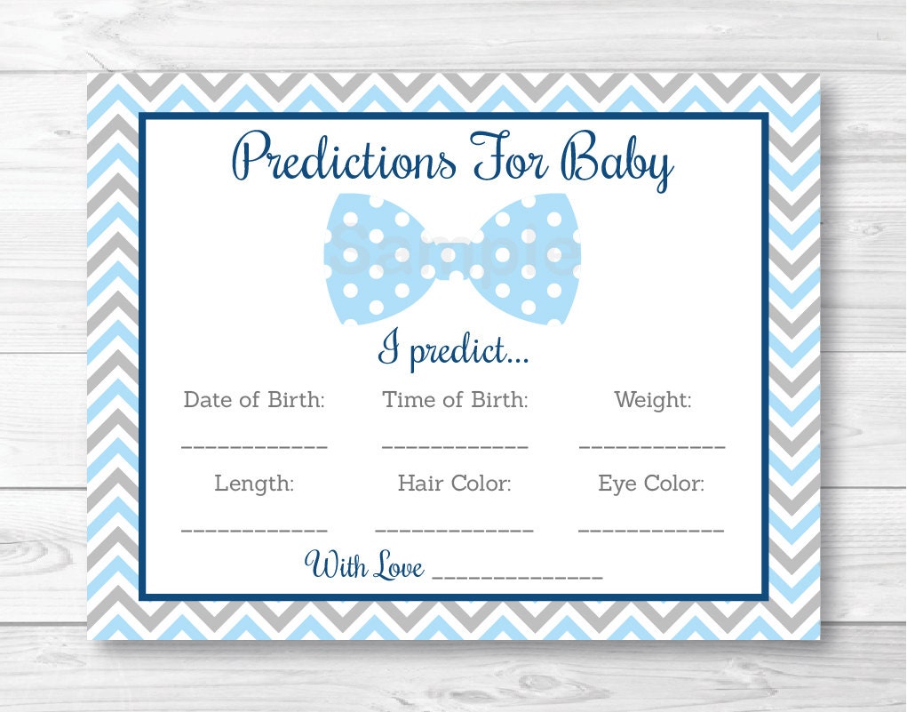 bow-tie-baby-predictions-card-baby-shower-game-chevron