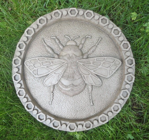 Items similar to Bumble Bee Stepping Stone (Brown) Garden Art Sculpture Reserved for Linda