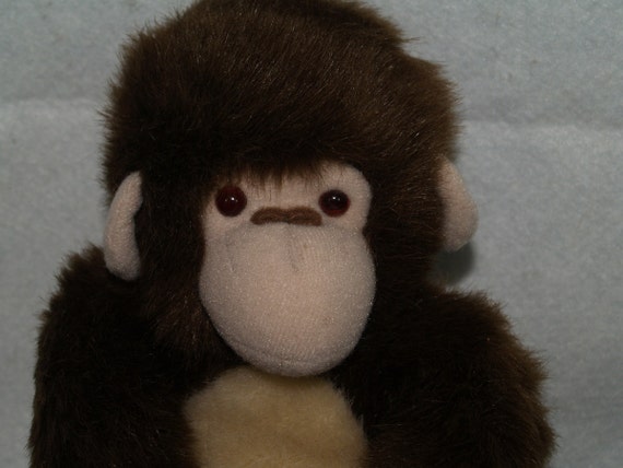 velcro monkey plush